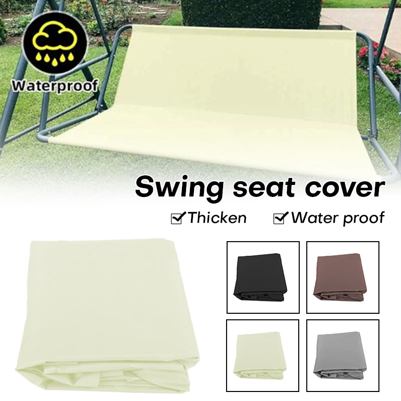 Imagem -03 - Pátio Jardim Swing Seat Poeira Capa 900d Espessado Impermeável Anti-uv Cadeira de Balanço ao ar Livre Substituição Top Rain Cover