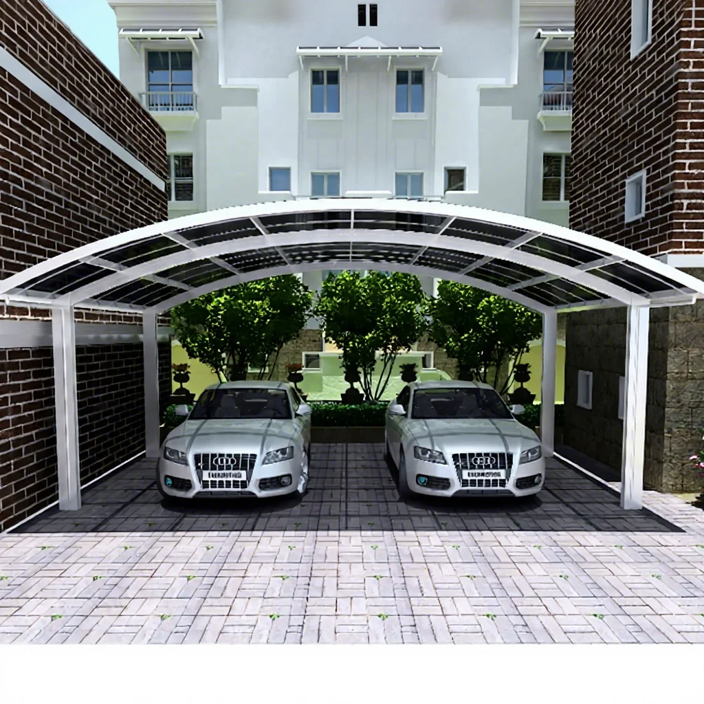 Cheap Heavy Duty White Double Parking Use Removable Car Garage Two Car Garage Designs