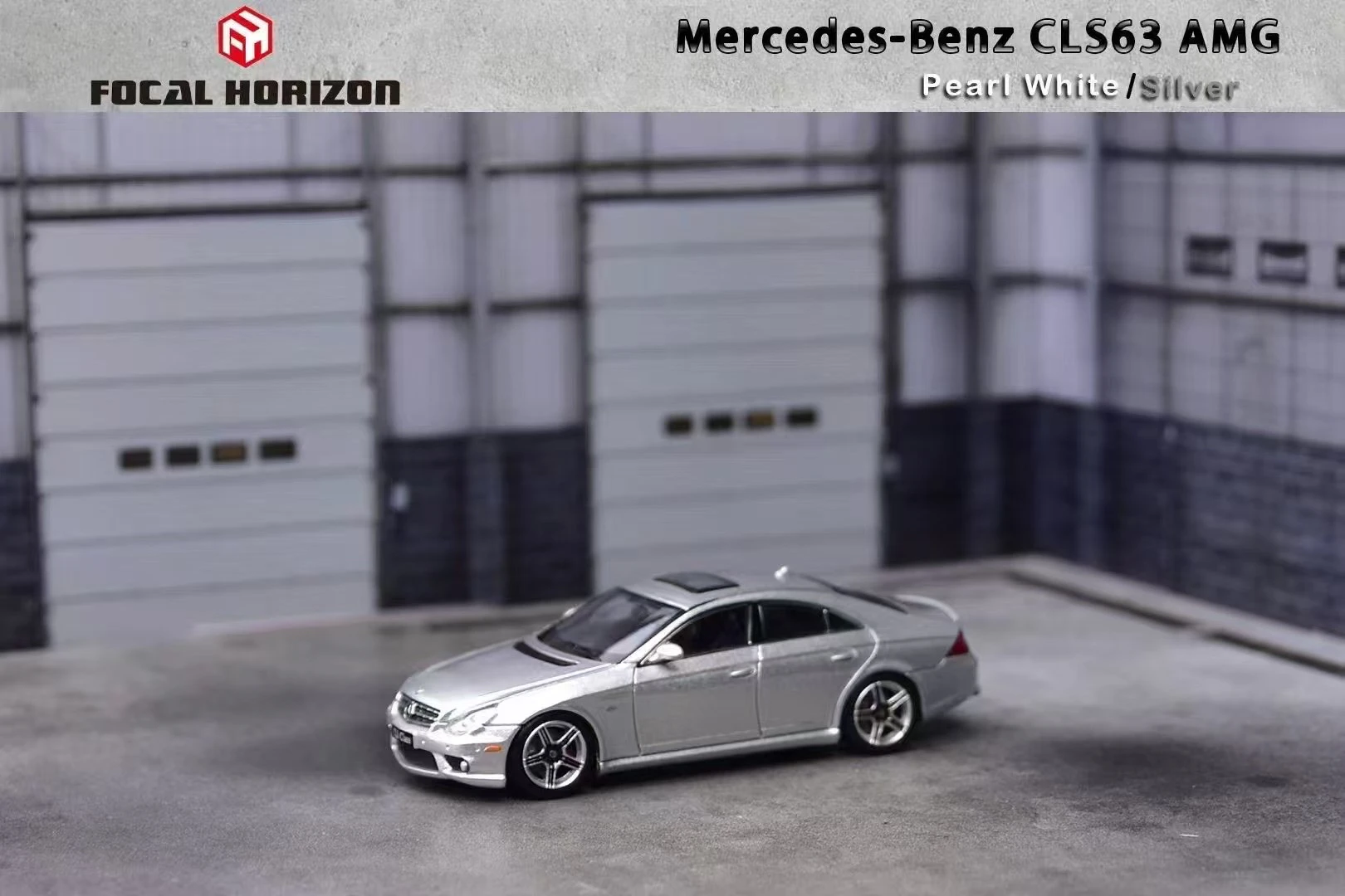 دييكاست 1:64 مقياس البؤري الأفق FH بنز CLS 63 AMG Mk1 C219 سبيكة سيارة نموذج تحصيل لعبة هدية تذكارية عرض حلية