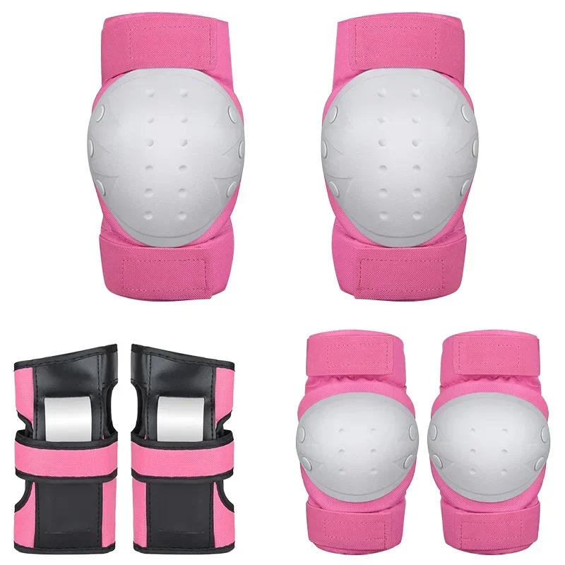 6pcs/set Elbow Pads Wrist Pads Knee Pads for Outdoor Sports Protection Kit Inline Speed Skating Racing Bike Skateboard