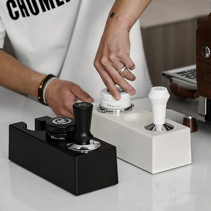 

51mm-58mm Coffee Tamper Seat ABS Coffee Machine Handle Bracket Filling Seat Press Powder Hammer Powder Distributor Storage Base