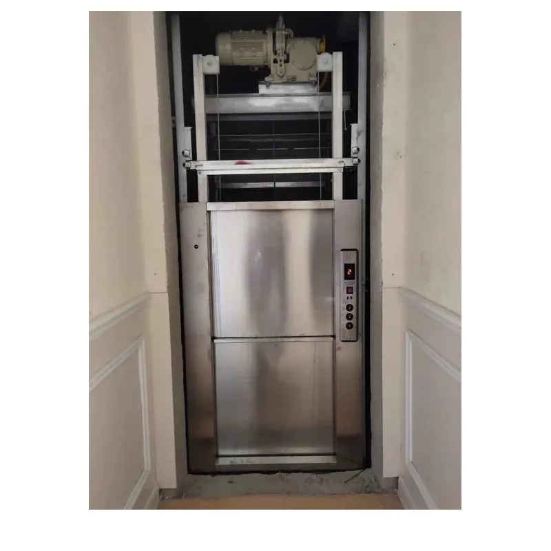 Intelligent small hotel restaurant food delivery elevator lift