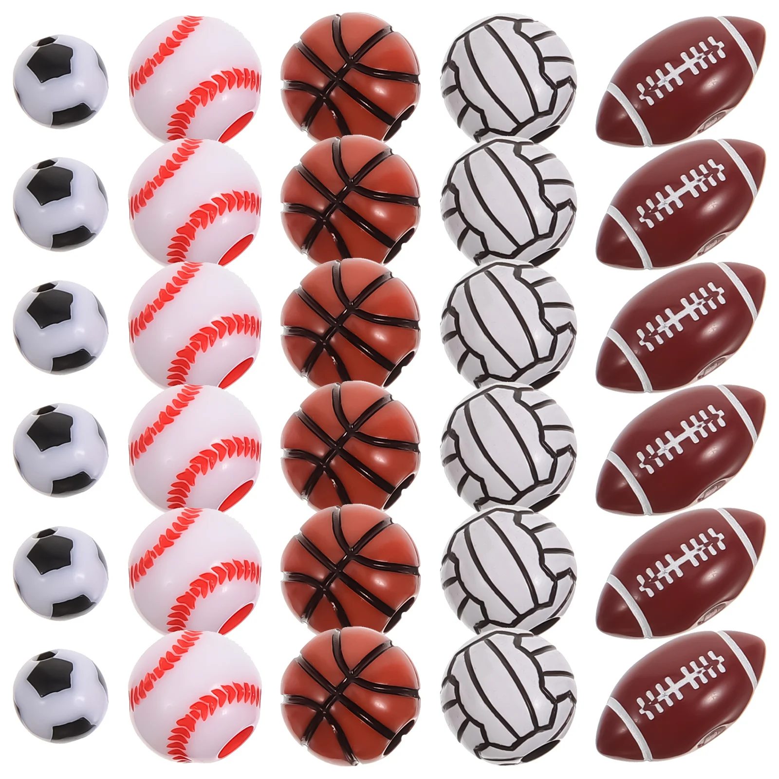 

250 Pcs Sports Beads Pendants for Bracelet Dyed Acrylic Bracelets Making Travel