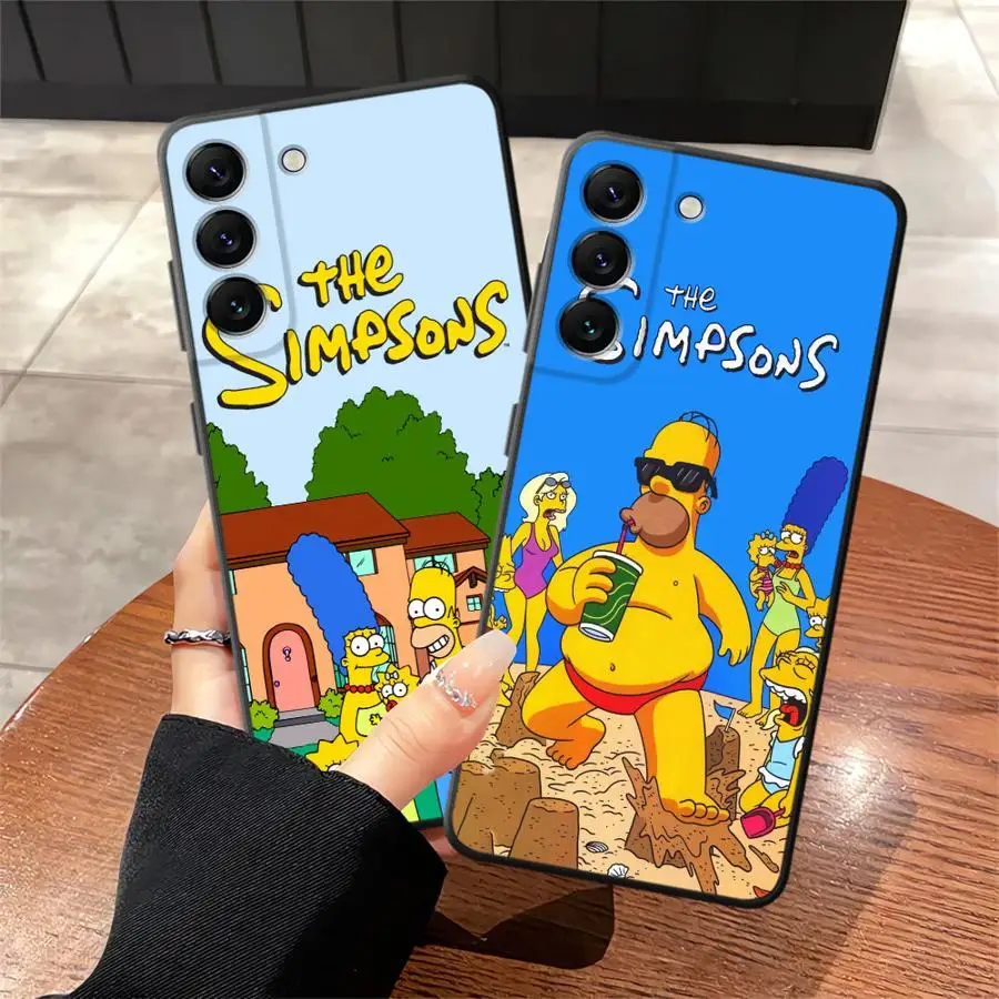 Phone Cover Case for Samsung Galaxy A05 A57 A15 A53 A17 A55 A23 A25 A16 A52 A36 A06 A37 A73 A51 A13 A41 A12 A50 A70 simpsons