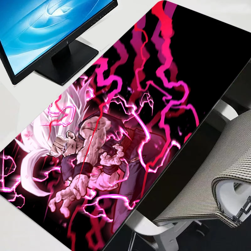 

Коврик для мыши Dragon Ball Anime Max, большой, резиновый, для ПК, игровые аксессуары, коврик для мыши, настольный коврик с фиксированным краем, геймерский коврик