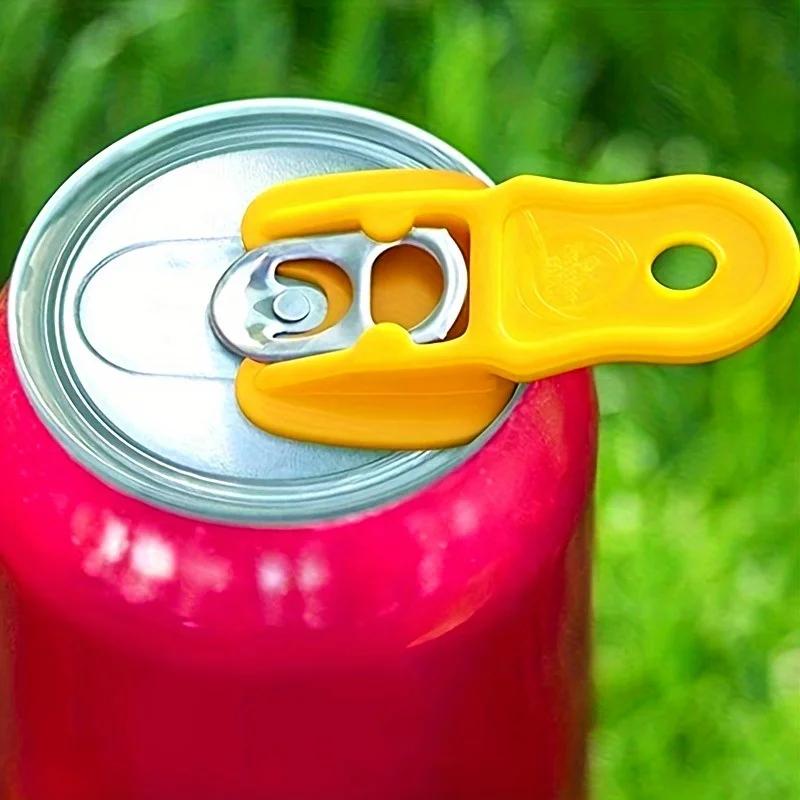 4pcs Handheld can opener for beer, cola, and beverage, simple can opener for sealing and dust prevention