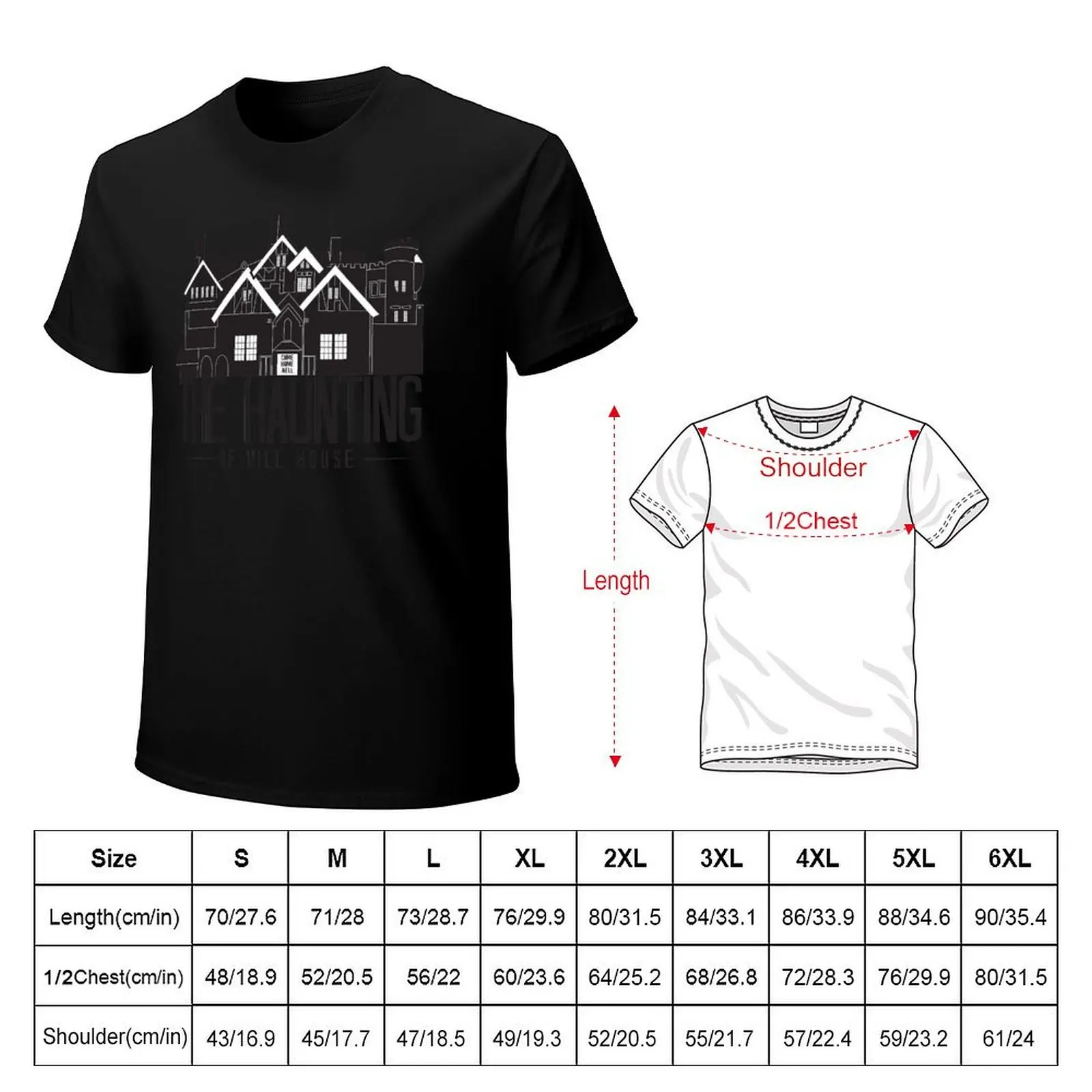 The Haunting of Hill House T-Shirt Basic Solid Color Short Sleeve T-Shirt