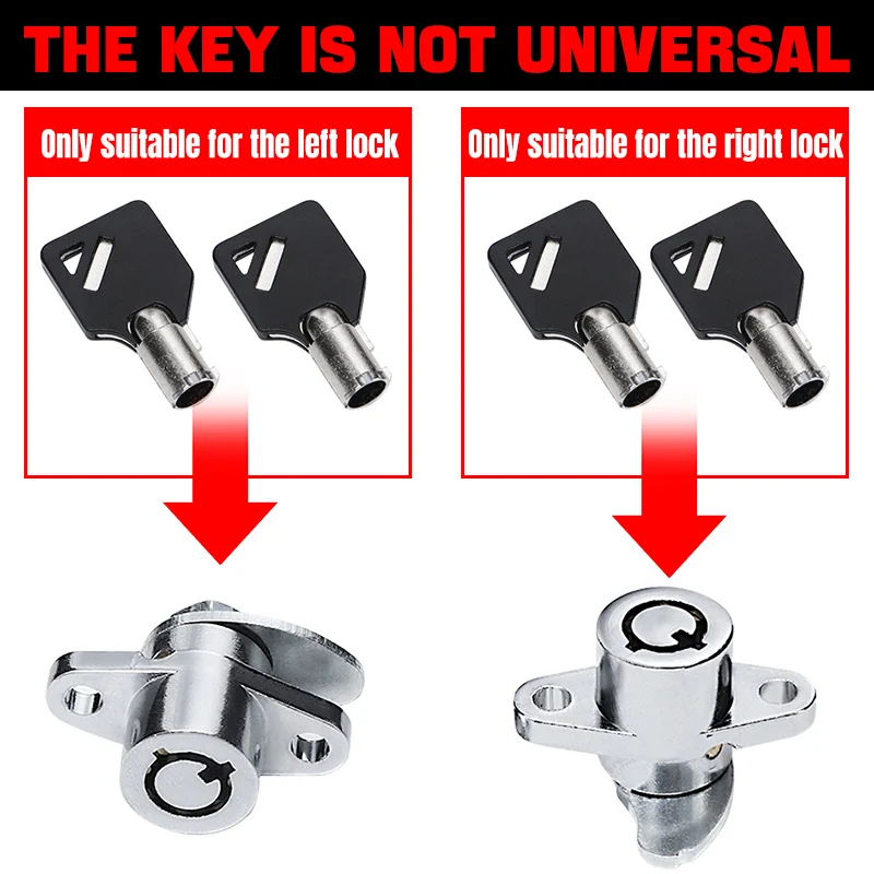 Motorcycle Hard Saddlebag Saddle Bag Lock Key Set For Harley Touring Models Electra Street Glide Road King 1993-2022