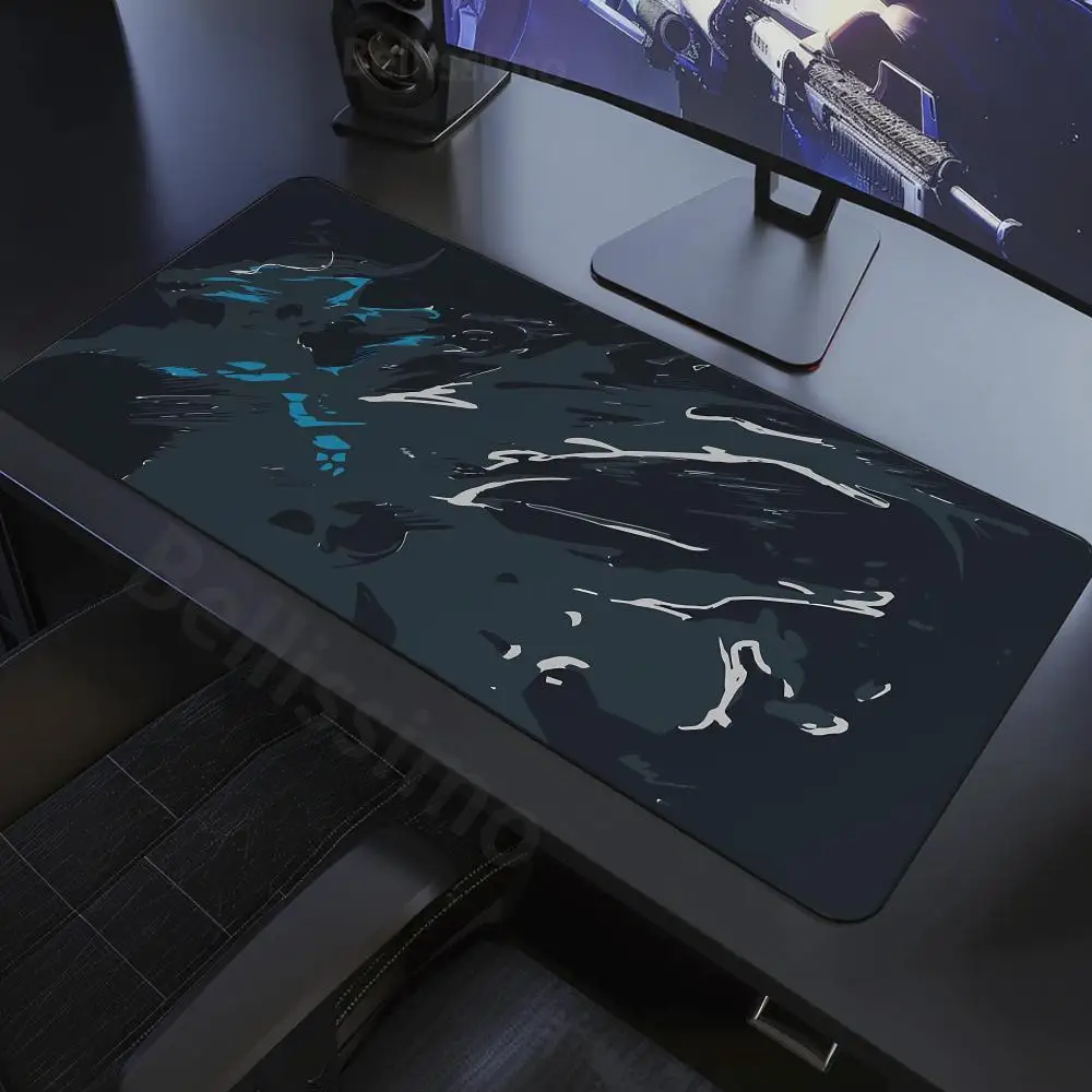 핑크 드래곤 마우스 패드 일본 스타일 대형 테이블 매트 귀여운 액세서리 고무 미끄럼 방지 XXL 컴퓨터 대형 사이즈 1200x600 소녀용 패드