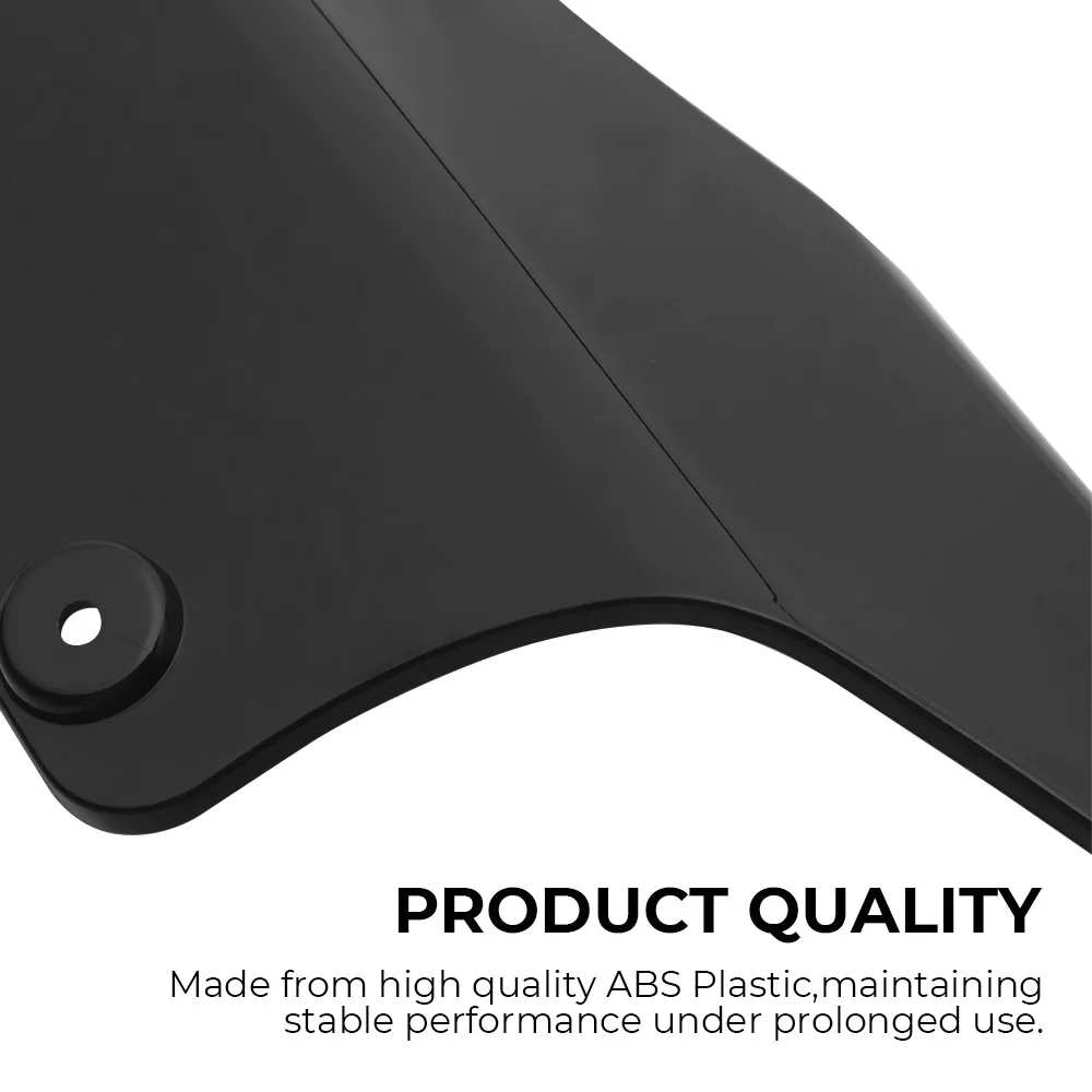Motorcycle Accessories 1 Pair Heat Deflector Shields Black ABS Plastic For Harley Softail Cross Bones Springer FLSTSB 2008 -2011