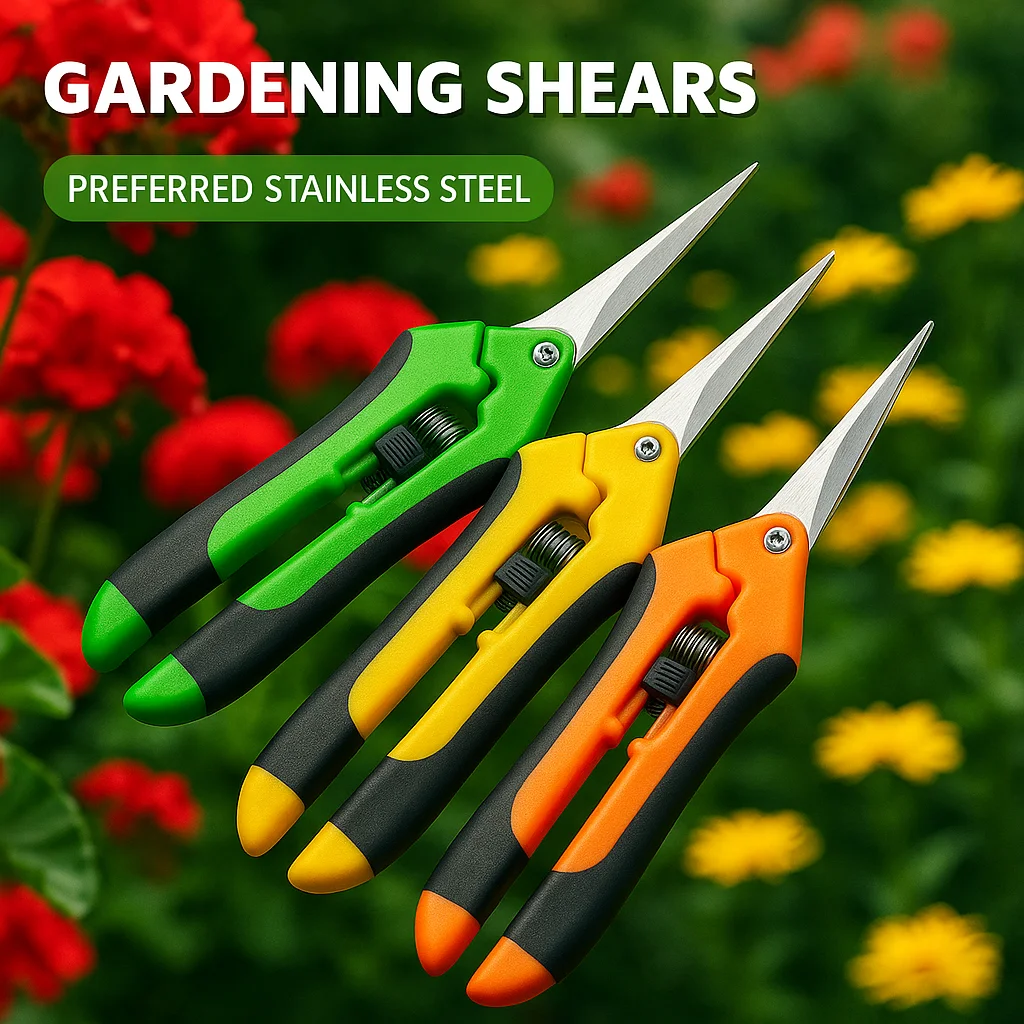 

6.5-inch Pruning Scissors for Plants, Bonsai and Pot Plant Cutting, Ideal for Gardeners, Saves Time and Effort