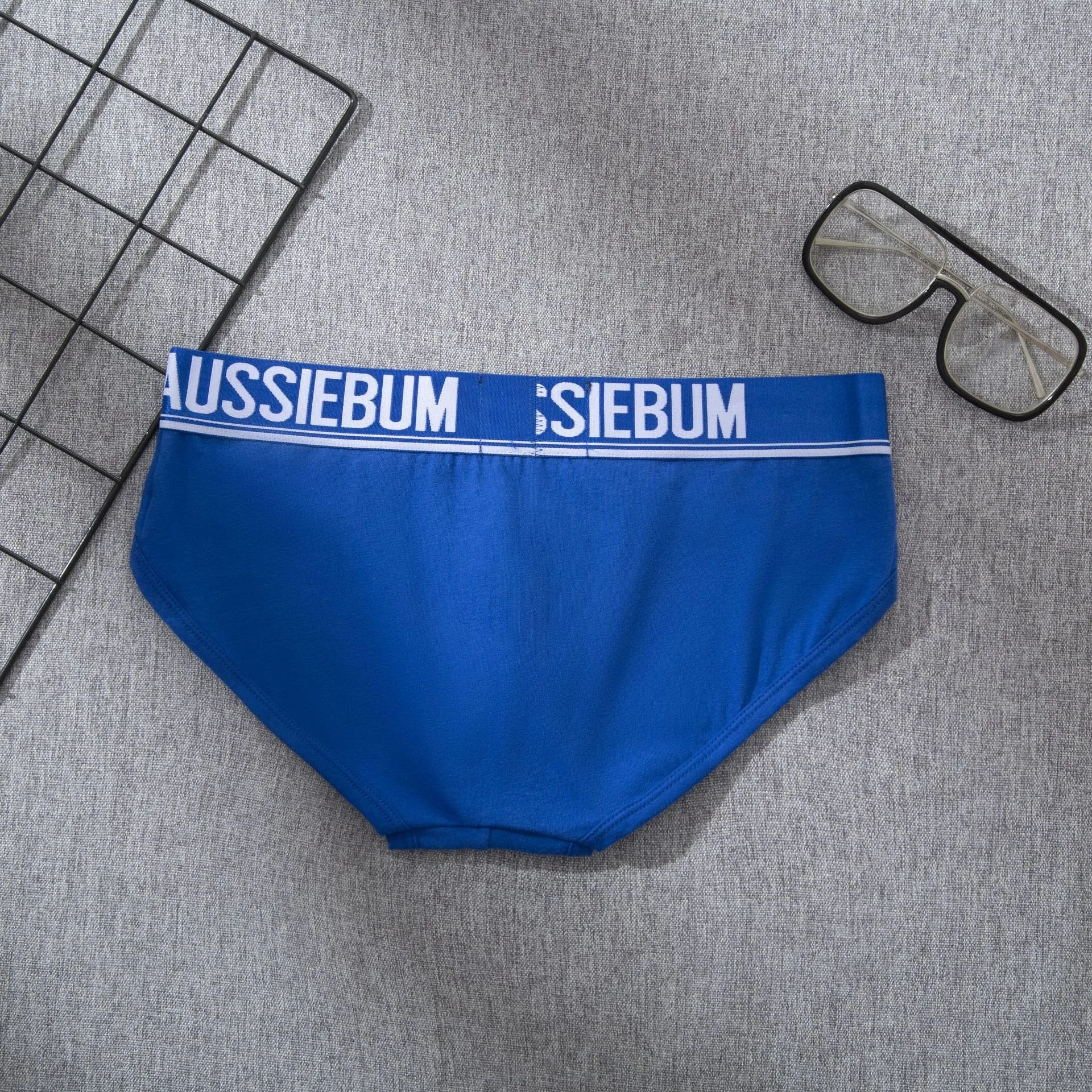 Herren-Unterwäsche mit niedriger Taille, Baumwolle, atmungsaktiv, modisch, Jugend, Persönlichkeit, Trend, Dreieckshose, Slip