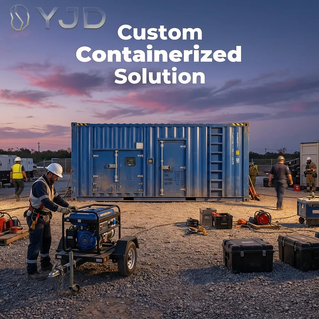 Container Generator 3 Mw diesel Generator Set with Intermittent Duty Compact Design and Electric Start for Industrial Use
