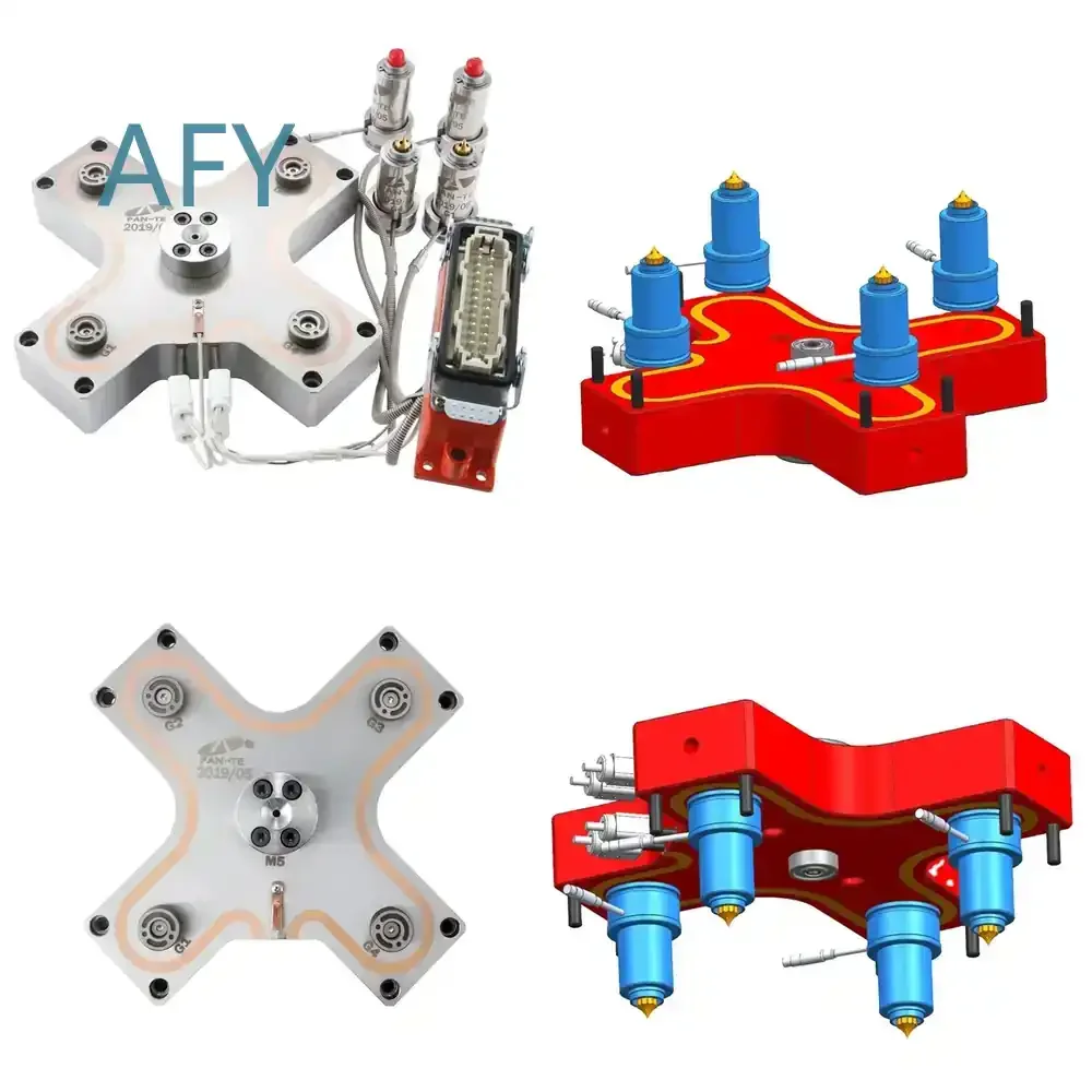 High Precision Hot Runner Coil Heater for Brass Nozzle Heater Multi Point Temperature Control Injection Molding Tool