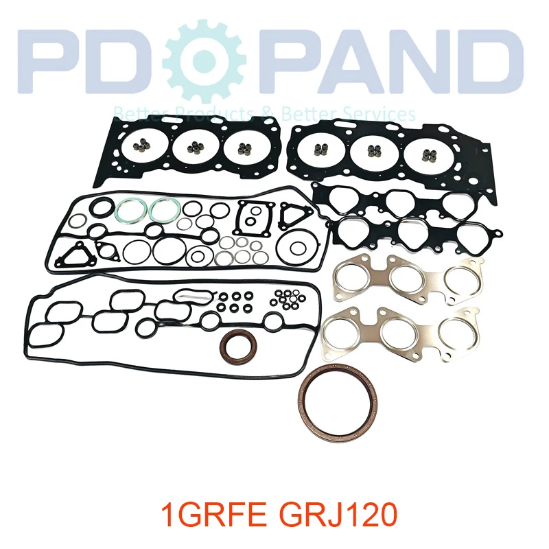 1GRFE V6 4.0L Fit Toyota FJ LAND CRUISER PRADO FORTUNER 4RUNNER HILUX GRJ120 GRJ150 Engine Rebuild Cylinder Head Gasket Seal Kit