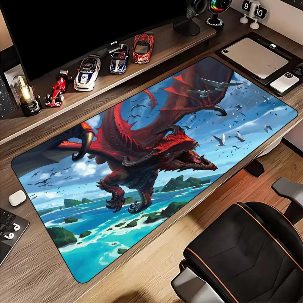 

Magic giant dragon theme gaming Mouse Pad Desk Mat gaming mats Non-Slip Rubber base pc accessories mouse pads rug magic playmat
