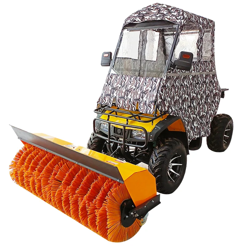 Spazzaneve e spazzatrice multifunzionale per uso agricolo alimentati dal motore con spazzaneve, peso 500 kg, garanzia di 1 anno Shandong