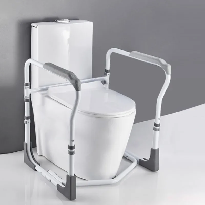 Disabled Aids Toilet Handrail, Non-slip Safety Toilet Assist Armrest Frame, Get Up Auxiliary Device Toilet Booster for Elderly