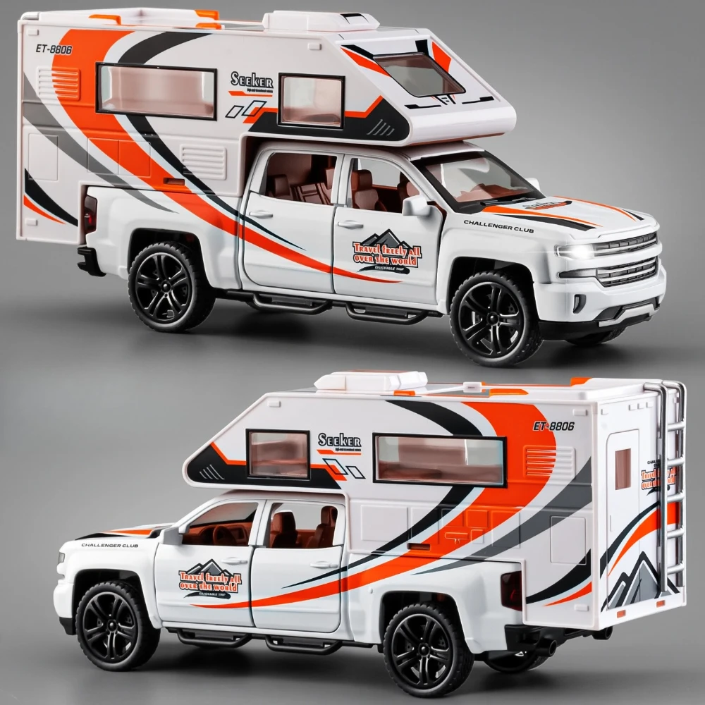 

Масштаб 1:32, модель кемпингового автомобиля Camaro, игрушечный автомобиль, металлический корпус, звук, свет, двери, открытые модели транспортных средств, игрушки для детей, подарок на день рождения