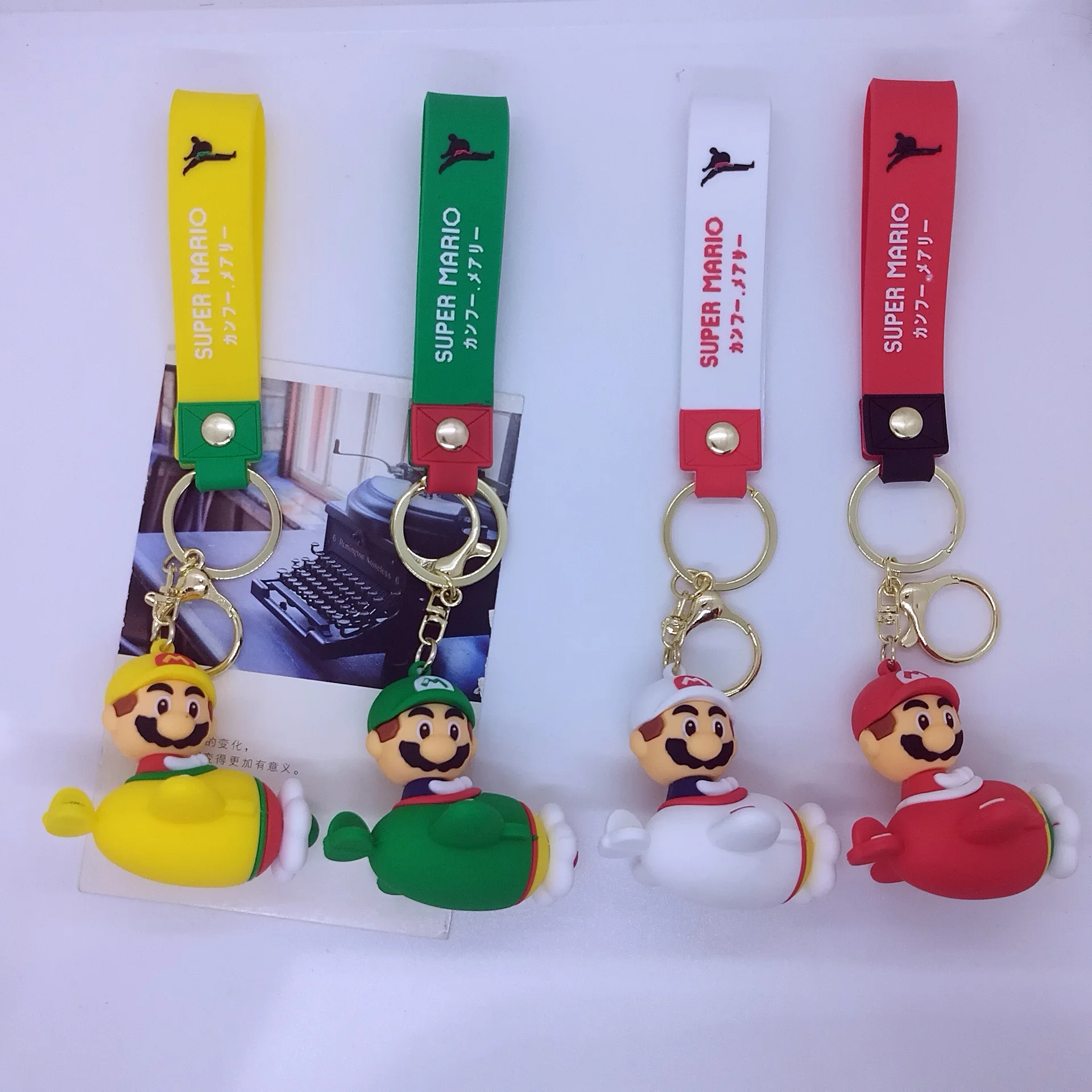 

New Creative Airplane Mario Keychain Bag Car Keychain Accessories Gift Wholesale Kawaii Cute Personalized Gifts Y2k