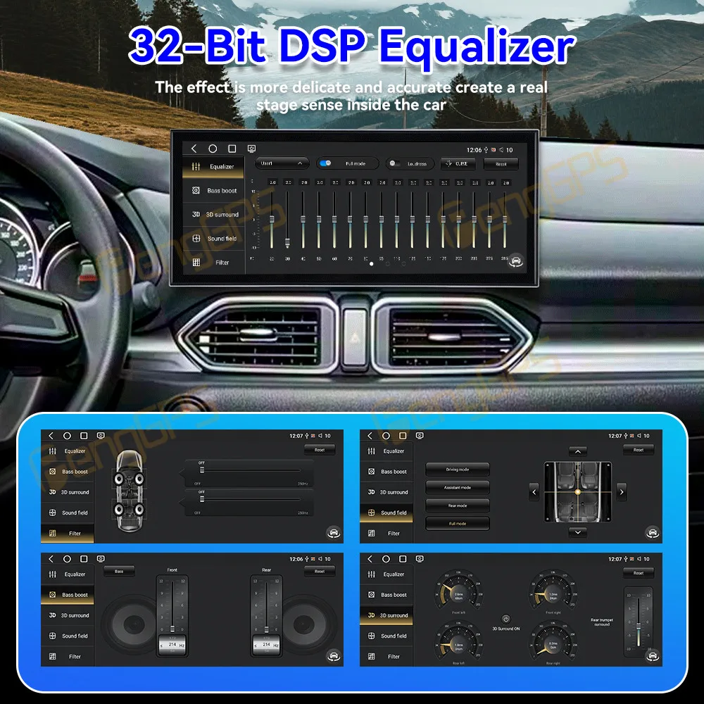 15.8'' Touch Screen For Mazda 5 2022 2023 2024 Android Multimedia Player GPS Navi Head Unit Qualcomm Car Radio WIFI  CarPlay 4G
