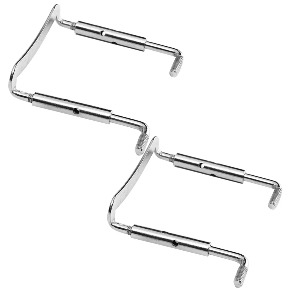 

2 Pcs Positive and Negative Violin Chin Rest Screws Jaw Metal for Replacement Part