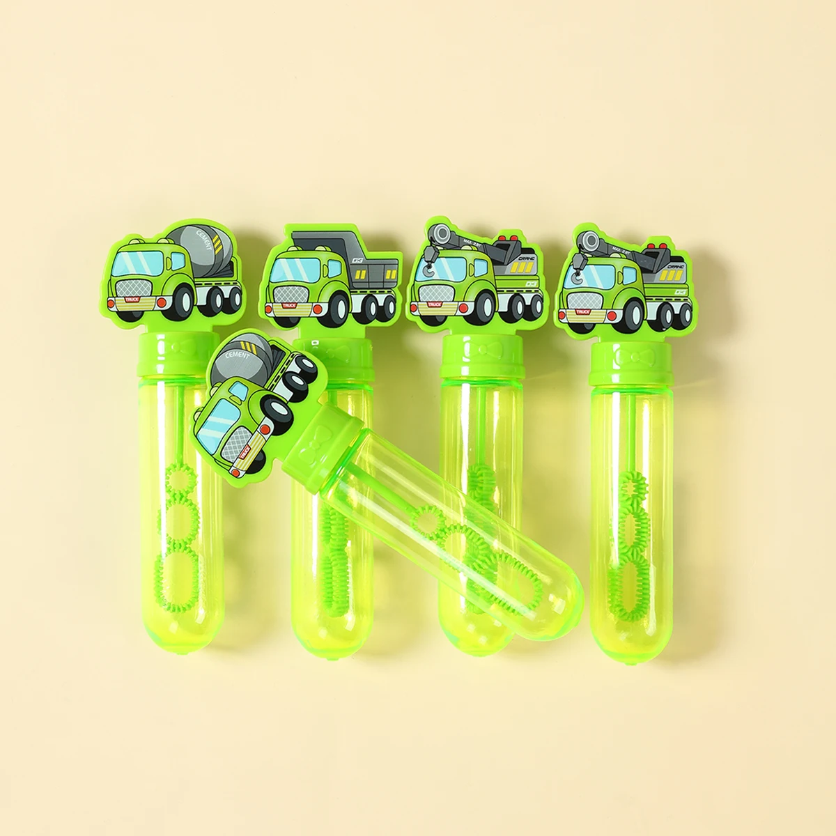 Engineering Vehicle Bubble Wand Construction Birthday Party Decorations Kids Favors Gifts Bubble Wand Baby Shower Party Supplies
