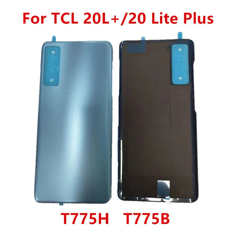 T774 T773O Housing For TCL 20S 20L plus / 20 Lite T775H T775B Battery Cover Repair Replace Back Door Phone Rear Case   LOGO