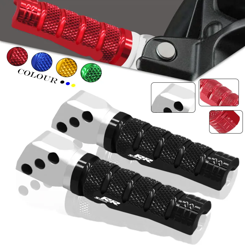 

For S1000RR HP4 S 1000RR 2011-2025 Motorcycle Passenger Footrest Rests Pedals Foot pegs CNC s1000rr Rear Footpegs Foot Pegs