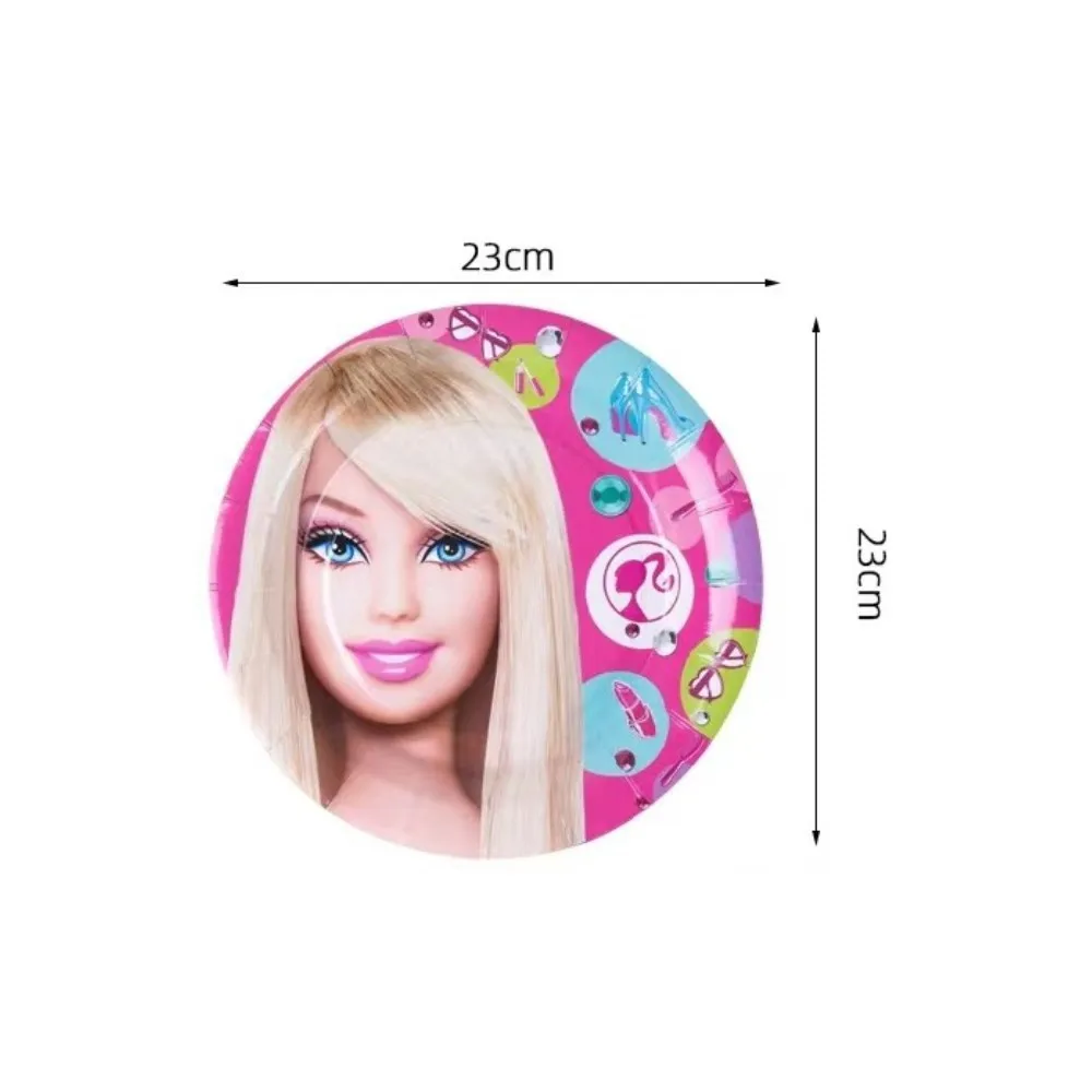 Toys Barbie Millicent Roberts Series Party Decoration Supplies Package Flag Pulling Background Cloth Latex Aluminum Film Balloon