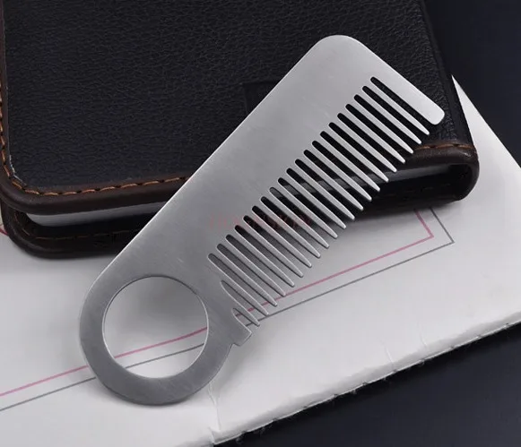 304 stainless steel comb home hairdressing steel comb anti-static comb appearance fashionable and beautiful portable comb