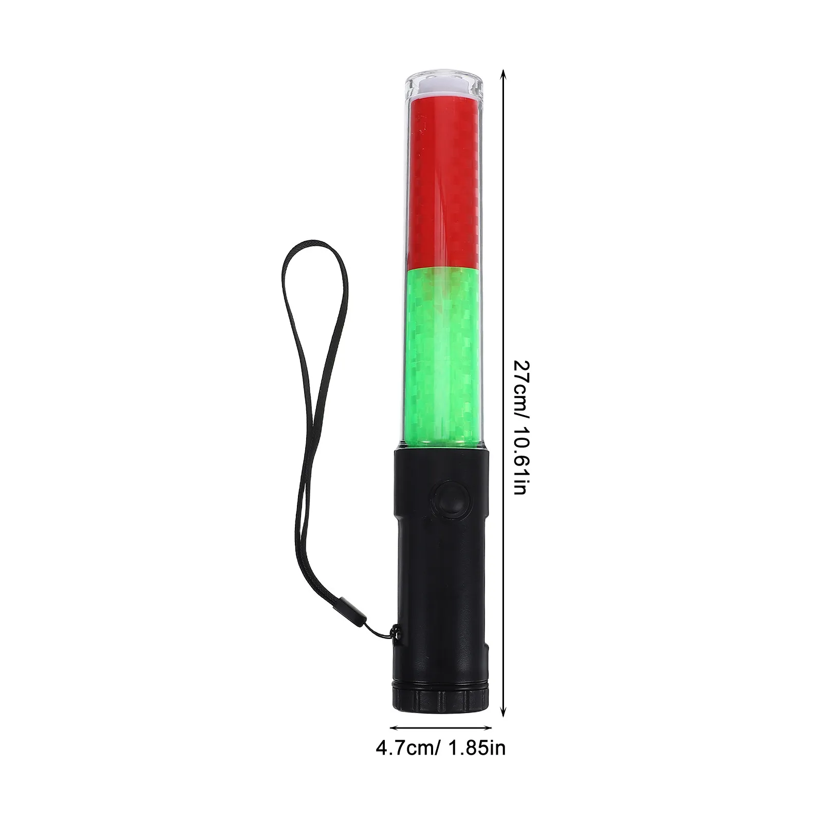 LED Traffic Signal Wand 26Cm Portable Warning Flashing Torch Safety Light Wand for Traffic Directing Concerts Emergency Outdoor