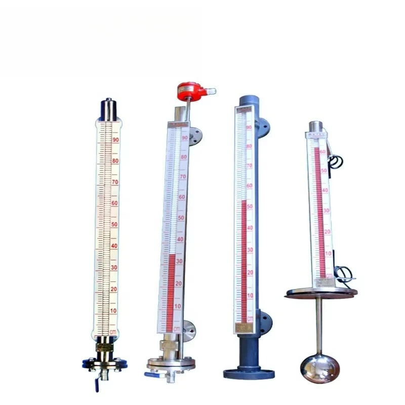 Magnetic Flap Water Level Meter Sight Glass Fuel tank Level Gauge