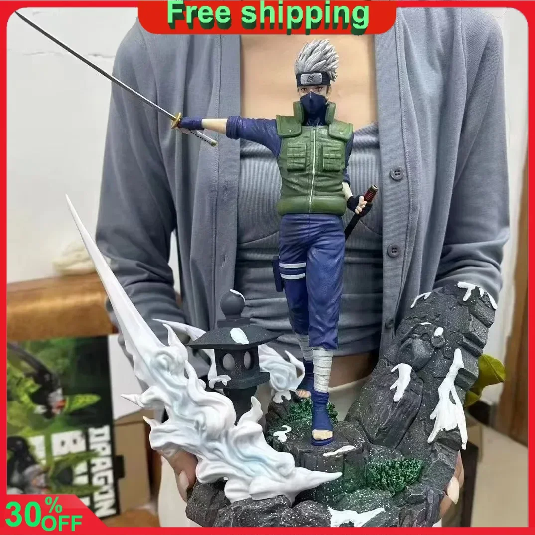 35m Naruto Figures Hatake Kakashi Draw Sword Anime Action Figure Anime Characters Collection Doll PVC  Desktop Display Gift Toys