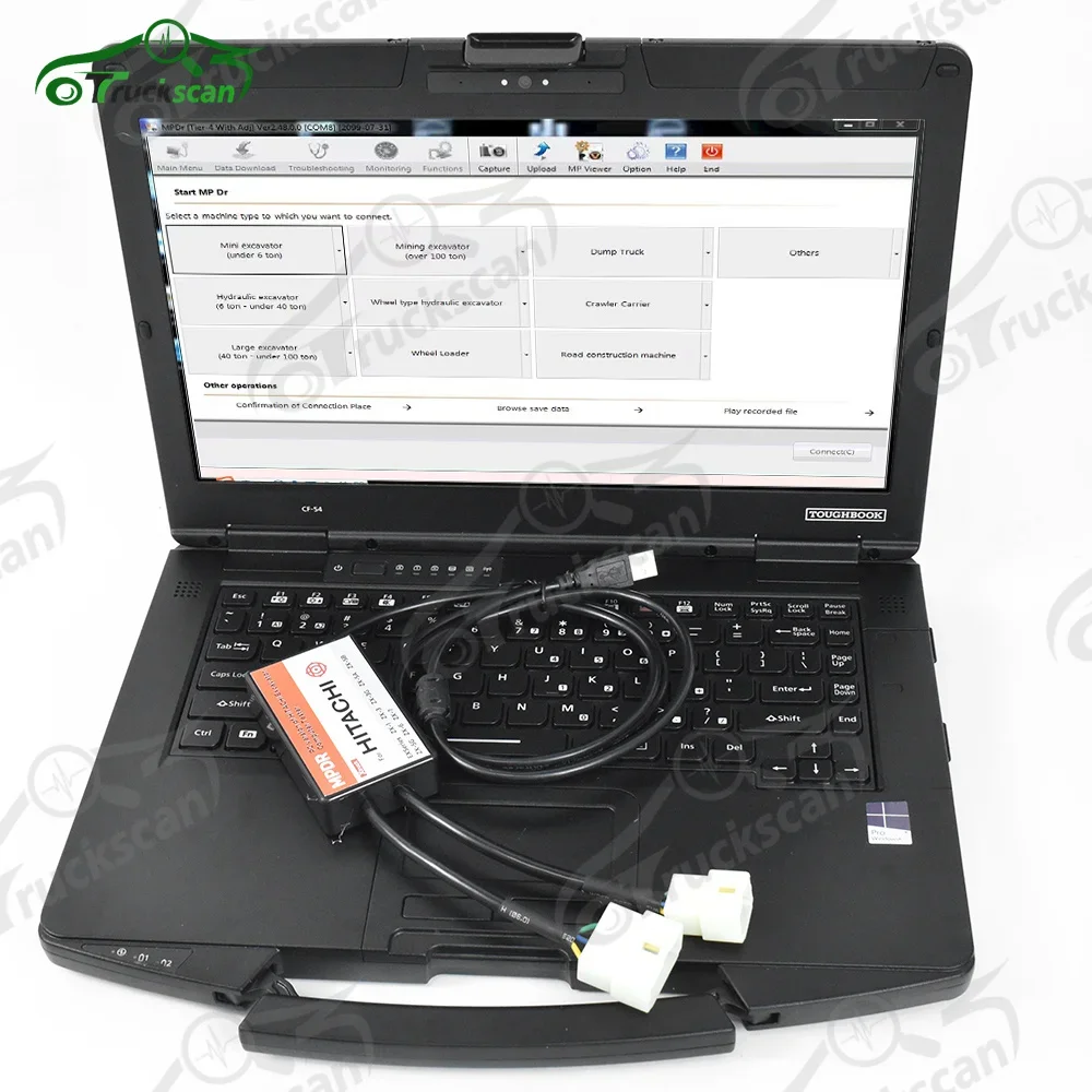 

for Diagnostic kit for dr zx hitachi + CF53 Laptop excavator diagnostic tool hitachi connection with excavator