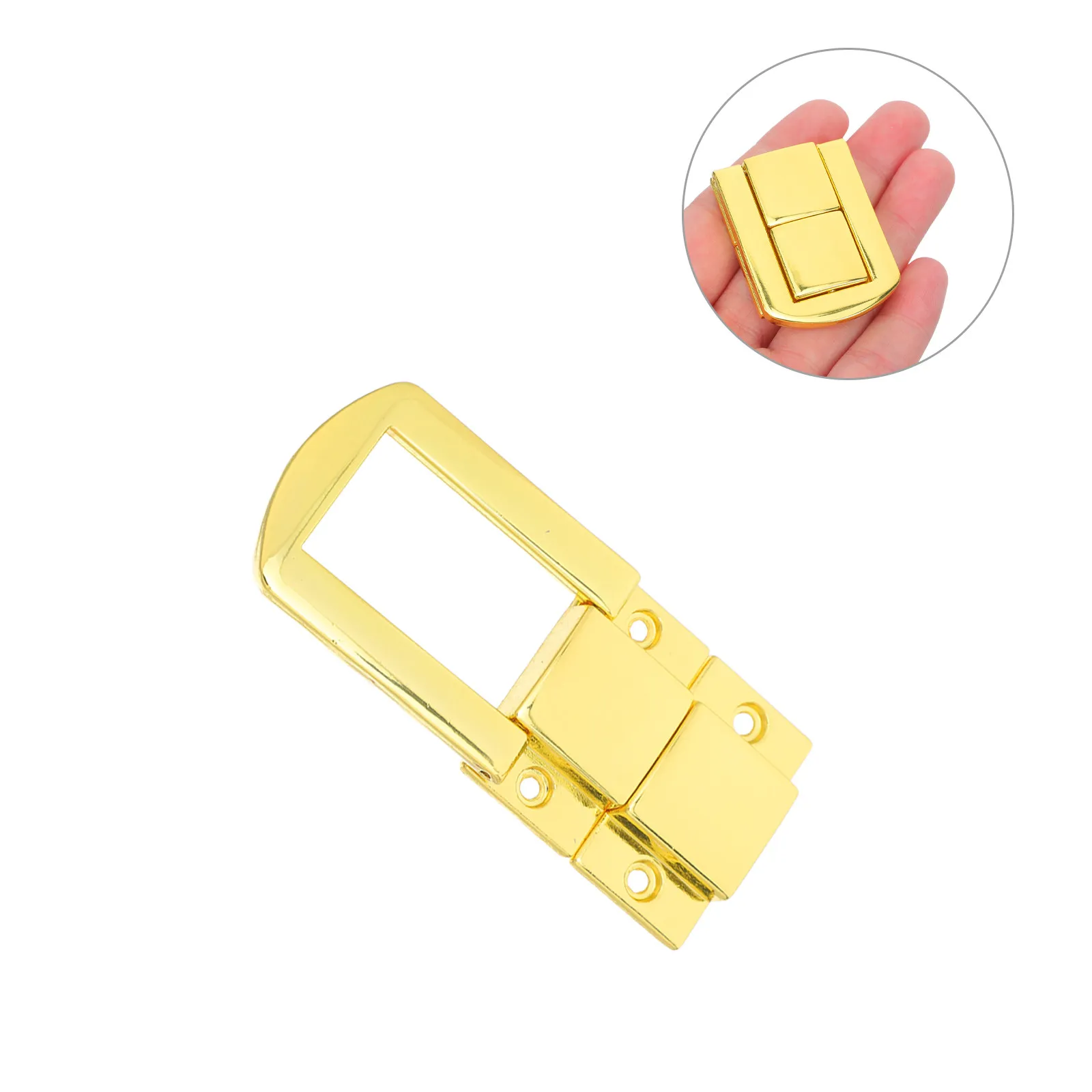 6Pcs Small Wood Box Latches Snap Lock Metal Fastener Closure for Jewelry Keepsake Boxes Chest Hasp Replacement Decorative Box