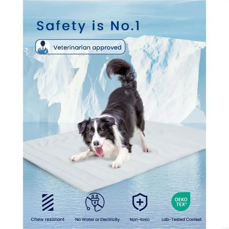 

Контроль температуры охлаждающая прокладка для маленьких собачьих кошек Летняя зима Используйте полиэфирный теплый коврик для