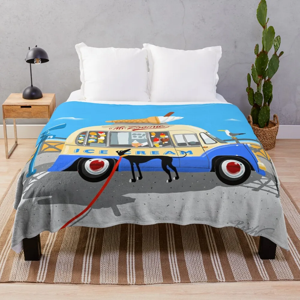 

Mr. Zoomie Throw Blanket Luxury Designer Vintage Baby Blankets