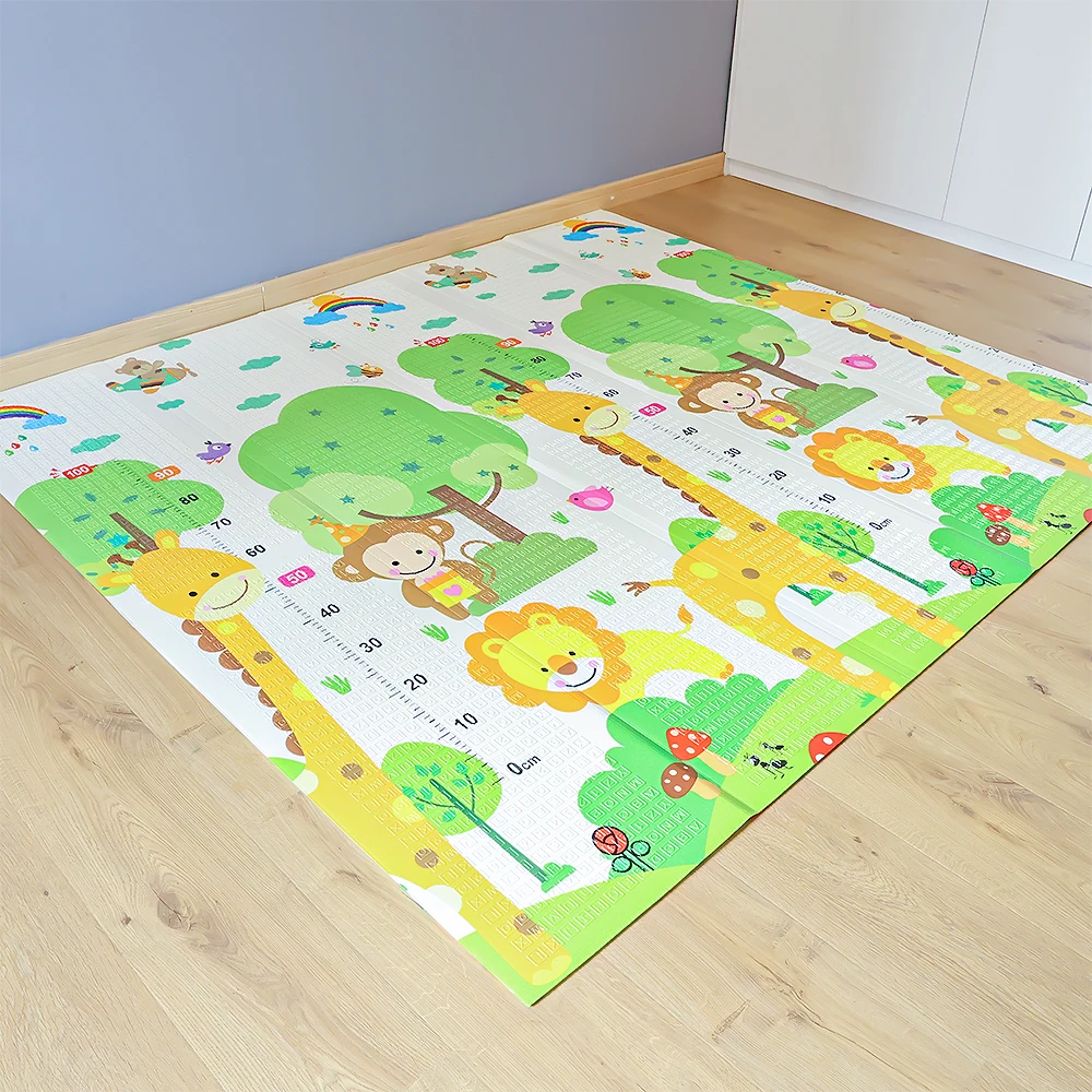 XPE-alfombra plegable de juegos de dibujos animados para bebé, estera de juegos para habitación de niños, 200x180cm