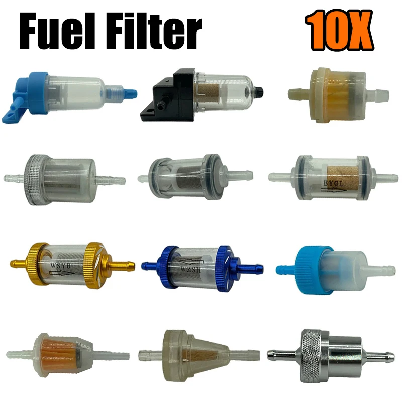 

10X Universal Diesel Filter Element Parking Heater Accessories Transparent Disassemblable Fuel Filter for Eberspacher Webasto