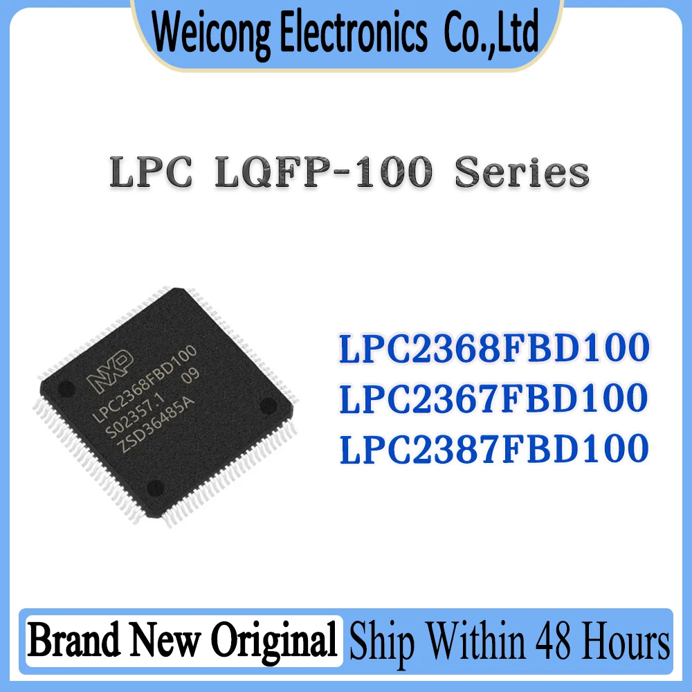 

LPC2368FBD100 LPC2367FBD100 LPC2387FBD100 LPC2368 LPC2367 LPC2387 LPC IC MCU Chip LQFP-100