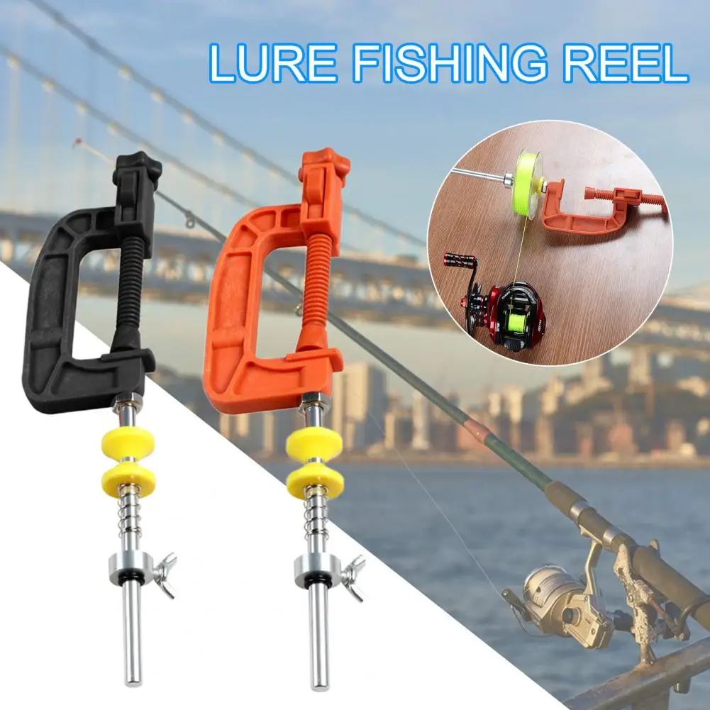 

Fishing Reel 1 Set Practical Small Size Lightweight Adjustable Fishing Reel Line Spooler Machine Angling Tool