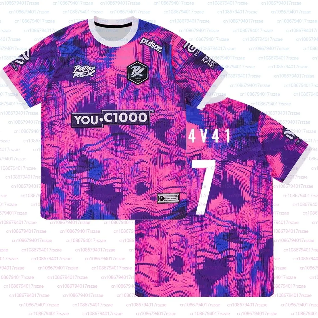 2026/27 Paper Rex PRX Valorant Trikot E-Sport-Team-Uniform Dino Marine Gaming-Shirt Herren Atmungsaktives Schnelltrocknendes Fan-T-Shirt Oberteil – Detail 5