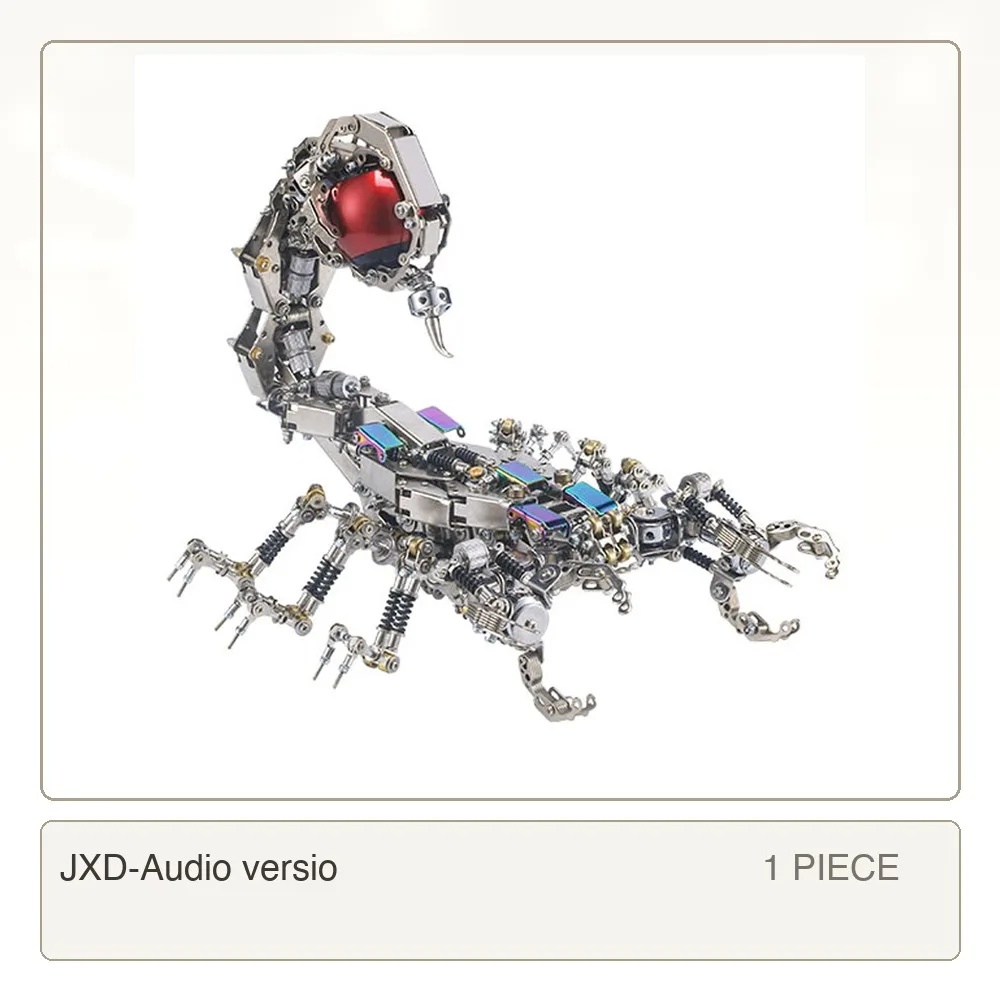 3D diy metal assembly Model Building Kit precision machinery adult boy gift difficult building block puzzle adult scorpion toy