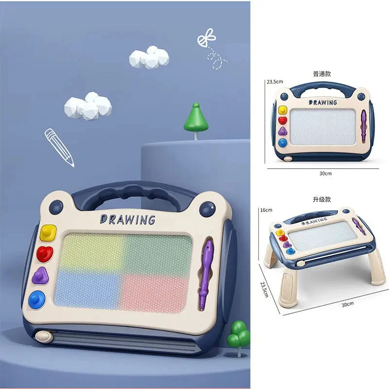 Prancheta magnética para crianças, Baby Colorido Writing Pad, Graffiti Drawing Tool, Montessori Educational Toys, Presentes