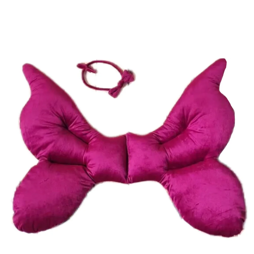 Accesorios de fotografía para recién nacidos, cojín de almohada de mariposa de ala para posar, accesorios de tiro para bebés