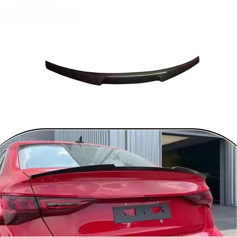 

Carbon fiber car rear trunk spoiler wing for A3 8V 8Y S3 sedan Sline 2020 2021