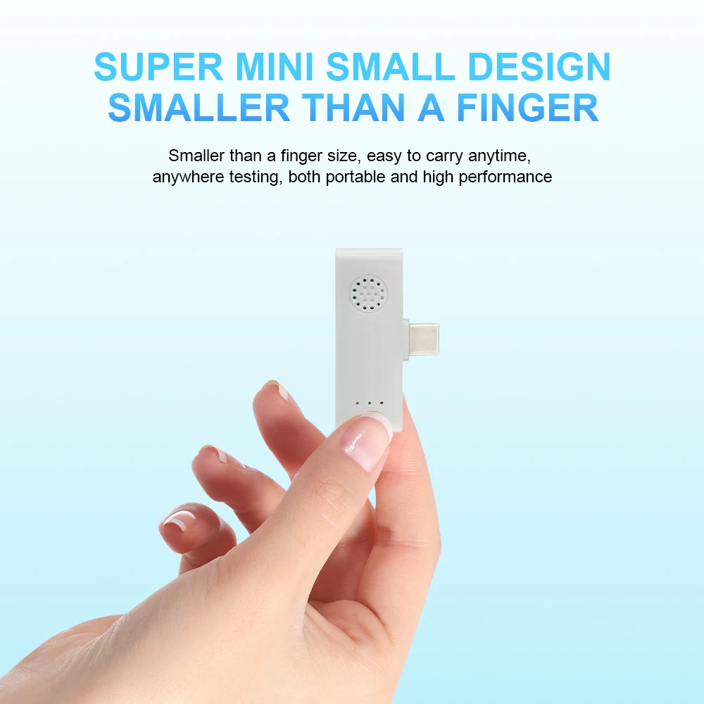 Breathing Instrument for Personal Use Mobile Phone Powered APP Connected Advanced Sensor Mini Size Alcohol Tester