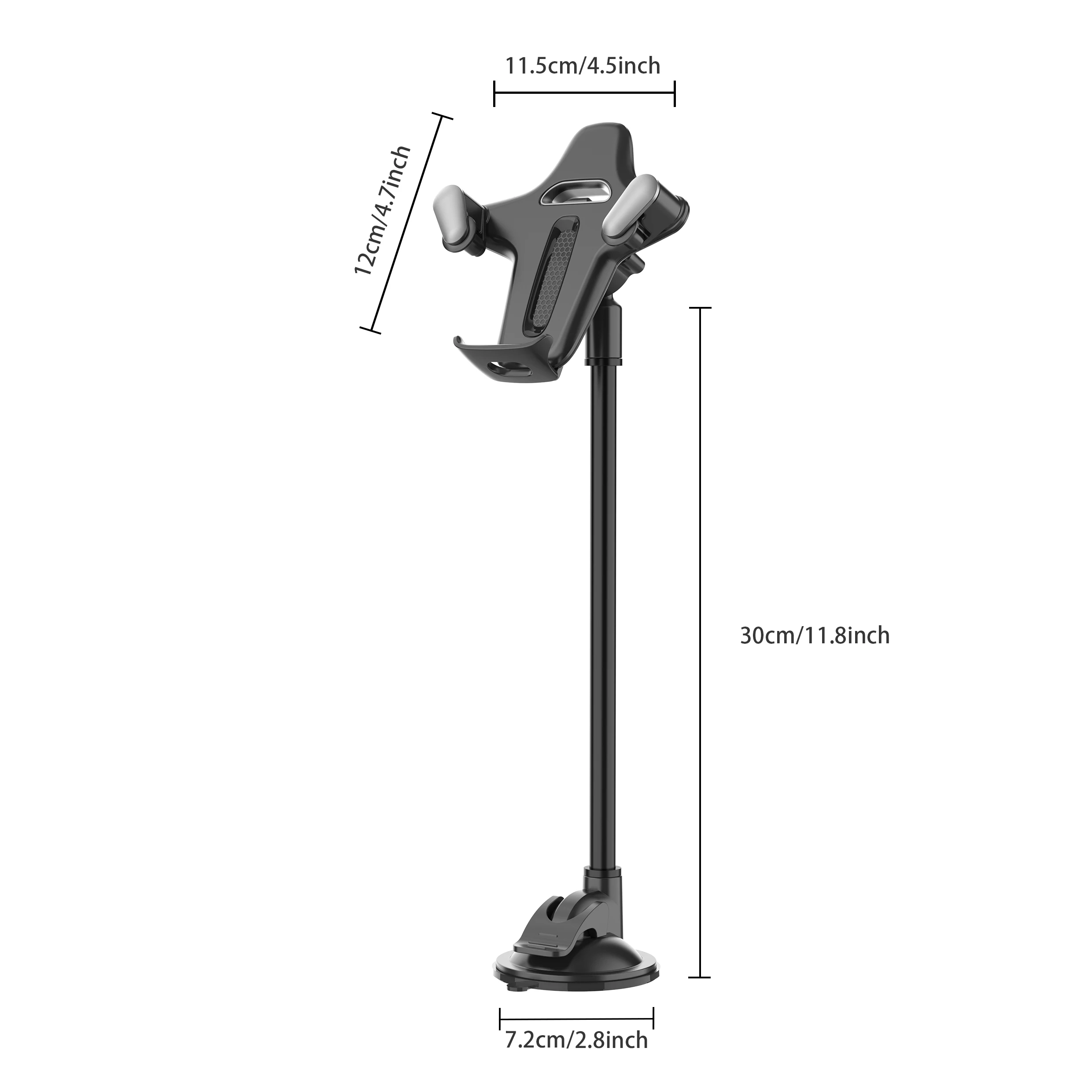 LRBH Auto-Handyhalterung | Hochleistungs-Antivibrationsgerät mit Einhandbedienung | Universell für iPhone 17-14 & Alle Smartphones – Detail 4