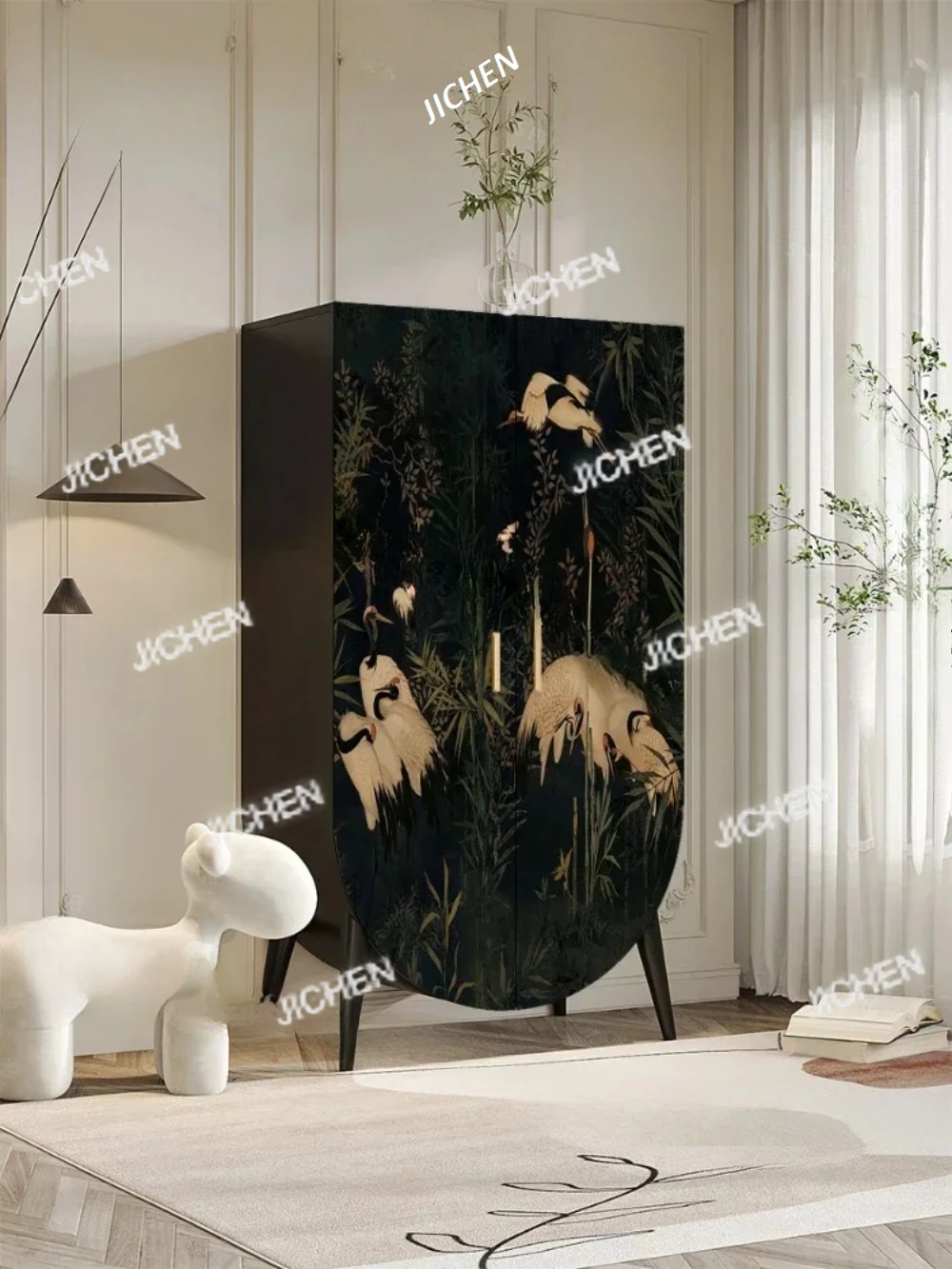 

XHX Французский шкаф для хранения вещей для спальни и бытовой универсальный шкаф из массива дерева Многофункциональный шкаф для хранения в гардеробе